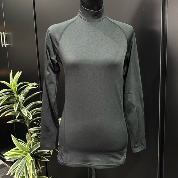Reebok Compression Turtleneck,long sleeve,tight fit,warm,stretch,base layer,logo - Picture 1 of 9